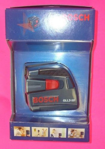 New Bosch GLL2-10 Cross-Line Laser Level Self-Leveling (NIB)