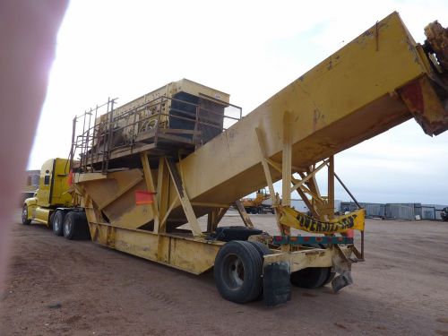 El-jay portable 3 deck sand washing screener plant eljay (stock #1613) for sale