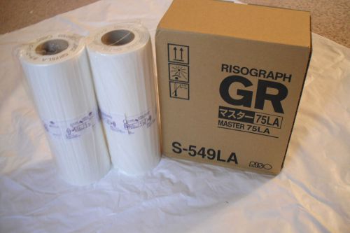 Risograph GR masters 2 pack in box S-549LA original OEM new