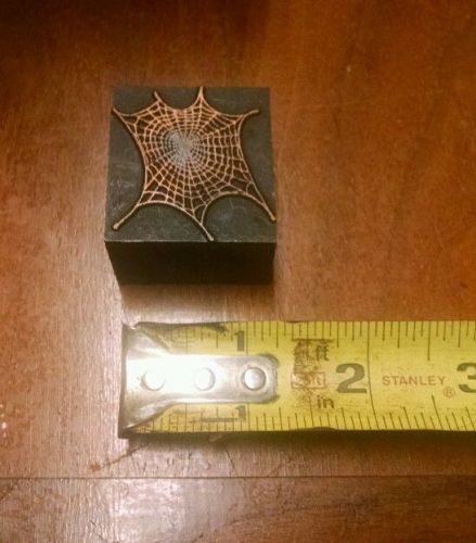 Antique Spider Web Printer Block