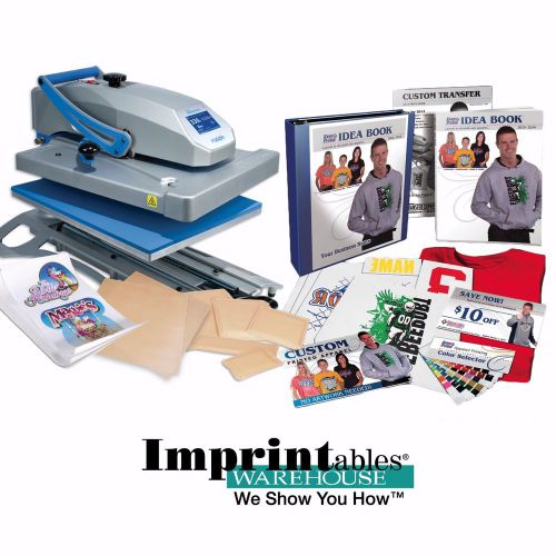 Heat press machine start-up package - hotronix fusion 16x20 heat press **new for sale