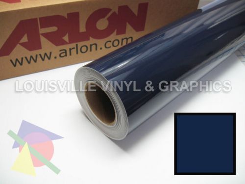 1 roll 24&#034; x 50yd dark blue arlon 5000 sign cutting vinyl for sale