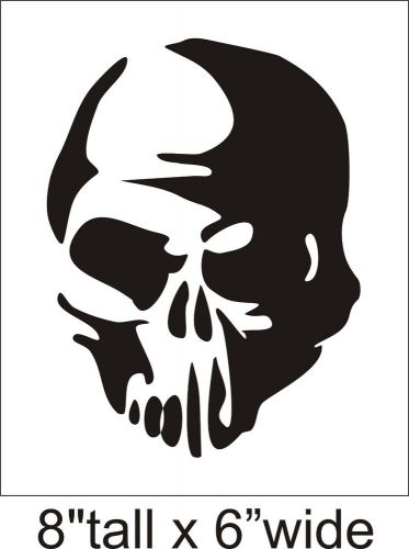 2X Skull Funny Car Vinyl Sticker Decal Truck Bumper Laptop Art-1503