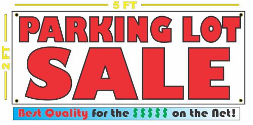 PARKING LOT SALE Banner Sign for Vintage Retro Look 4 Resale Shop Antique Store