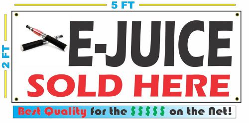 E-JUICE SOLD HERE Full Color Banner Sign 4 e-CIG Smoke Shop Electronic Cigarette