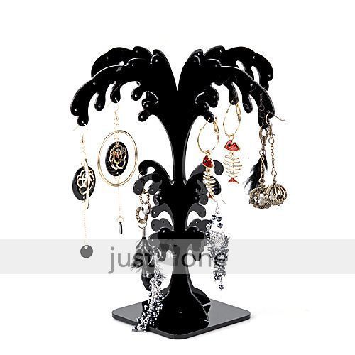 Tree Shap Earring Eardrop Retail Shop Acrylic Rack Jewelry Holder Display Stand