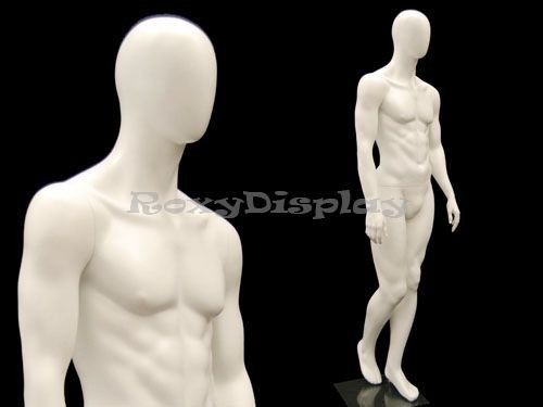 Fiberglass Male Egg Head Mannequin Dress Form Display #MC-MIK07WEG