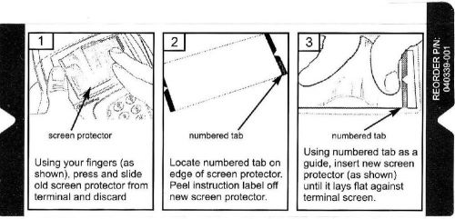 Screen Protector: Hypercom  L4250 (040339-001)