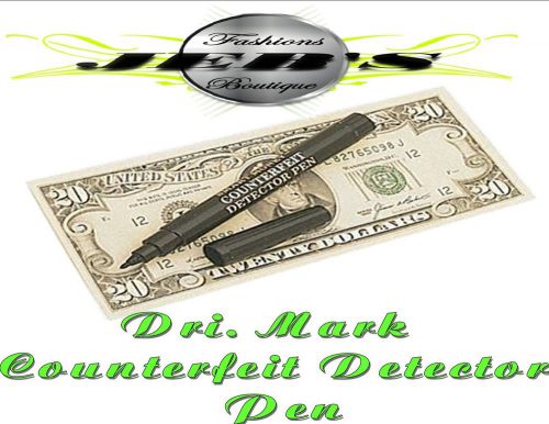 Dri mark smart money counterfeit bill detector pen for use w/u.s.currency ea for sale