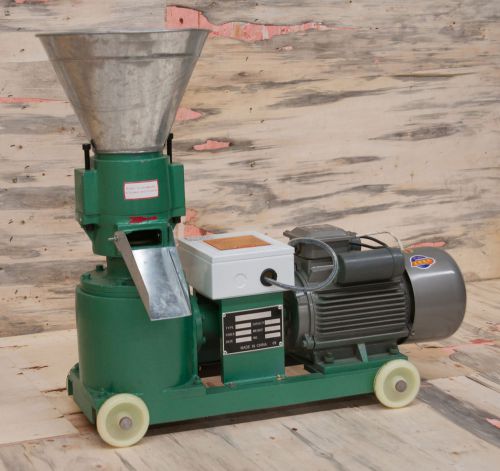 Pellet Mill 5&#034; die 3KW 4 hp 220V 1 phase motor, FREE SHIPPING.