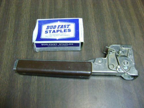 Duo-fast  fastener corp. 550 classic manual stapler vintage hammer tacker for sale