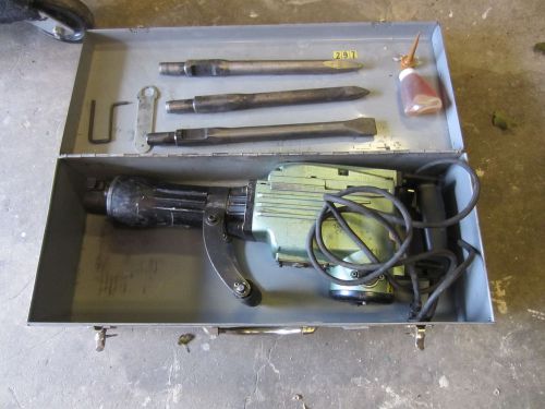 HITACHI H65SC H65-SC DEMOLITION HAMMER 1&#034; BIT 3 BITS