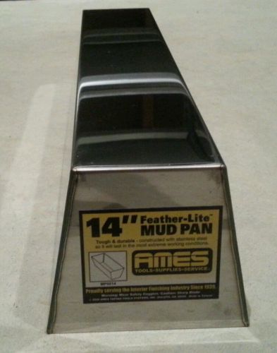 Ames Tools Drywall 14&#034; Mud Pan Stainless Steel