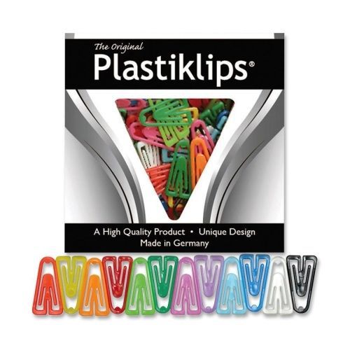 Baumgartens Plastiklips Paper Clip X-Large 50/Box Assorted BAULP1700