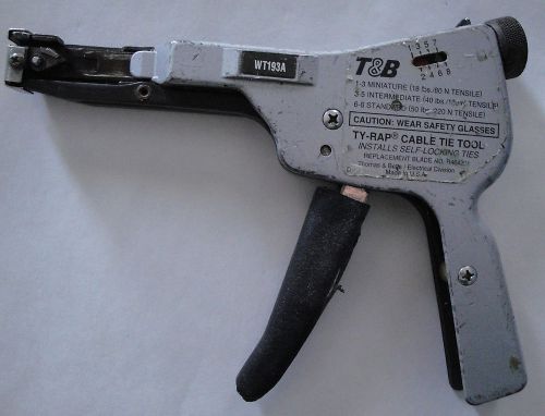 Thomas &amp; betts wt193a ty-rap® heavy duty hand tool for sale