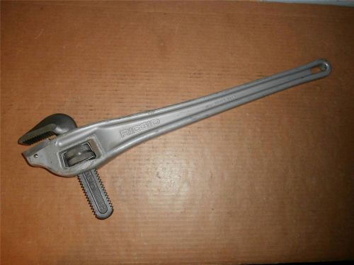 RIDGID 24&#034; ALUMINUM OFF SET PIPE WRENCH