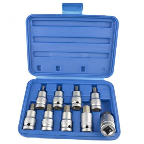 1/2inch drive hex bit socket set 4mm - 17mm hex / allen / hexagon key te739 for sale