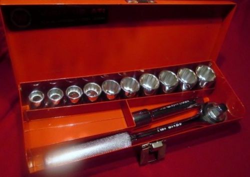 Wright Tool 12 Piece 1/2&#034; Drive 12 Point Socket Set BRAND NEW #418