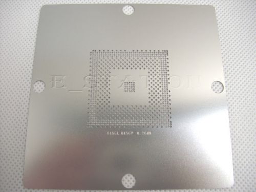 8X8 0.76mm BGA  Stencil Template For INTEL 845GL 845GV