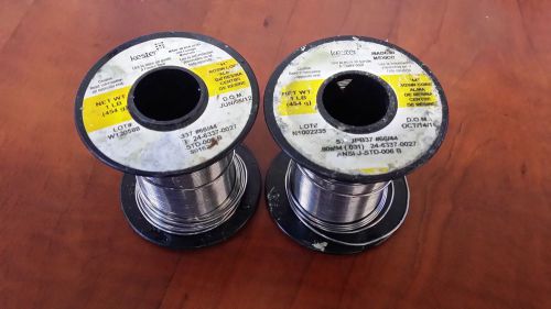 KESTER 24-6337-0027 WIRE SOLDER .031 RA ROSIN SN63 PB37 66 FLUS 44 CORE