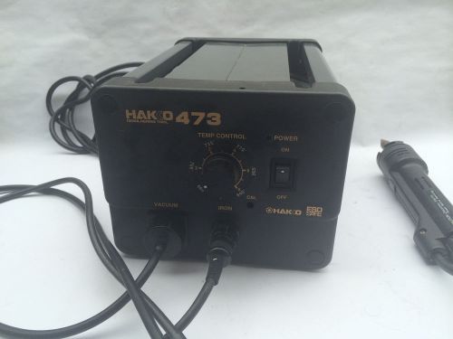 HAKKO 473 DESOLDERING STATION 473-1 HAKKO IRON 24V 80W