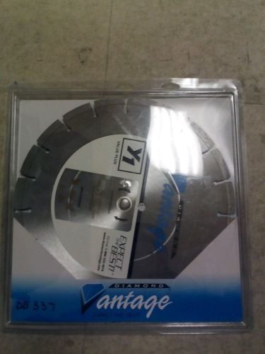 DIAMOND VANTAGE 1412EY1-2 Diamond Saw Blade,Wet/Dry,Segmented Rim,14 InOD