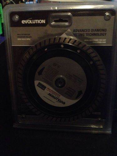 NEW Evolution Rage 185mm Diamond Blade 185mm Circular Saw Blade