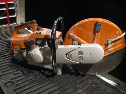 STIHL TS400 GASOLINE CONCRETE SAW WITH 14&#034; DIAMOND BLADE