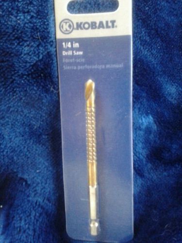 NEW  Kobalt  1/4 Drill Saw bit.-266