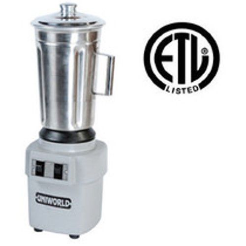 Uniworld UTI-4AL 1 Gallon Tabletop Blender ETL Listed 0.5 HP