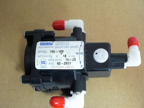 SHURFLO 165-100 Automatic Beverage Bag Selector Valve, NEW