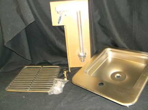 Stainless Steel Water Station Sink w/glass Filler K27-1000