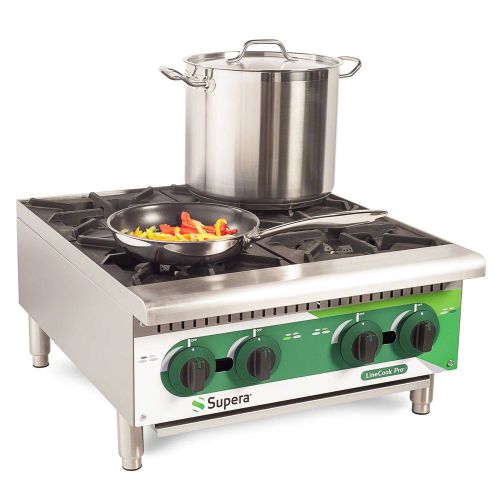 Supera LC4BCT-1 4 Burner Cooktop Range/Hotplate (New!)