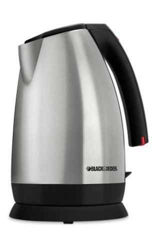 NEW Black &amp; Decker JKC650 Smart Boil Stainless-Steel 1-2/3-Liter Cordless Electr