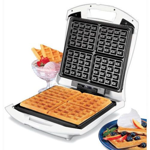 Proctor-Silex Four Square Belgian Waffle Maker