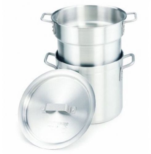 Crestware 16-Quart Heavy Weight Aluminum Double Boiler W/14 Quart Inset. S17