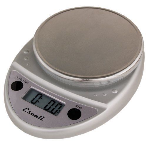 NEW Primo Digital Kitchen Scale 11Lb/5Kg  Chrome color