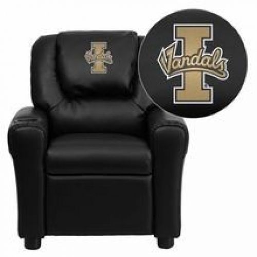 Flash furniture dg-ult-kid-bk-40025-emb-gg idaho vandals embroidered black vinyl for sale