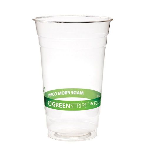 Eco-Products EP-CC20-GS 20 oz. GreenStripe Plastic Cold Cup (20 Packs of 50)