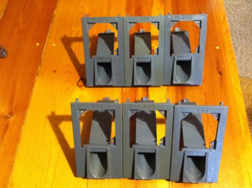 Vendstar 3000 parts bulk candy machine bezel and chute LOT OF 6 assemblies