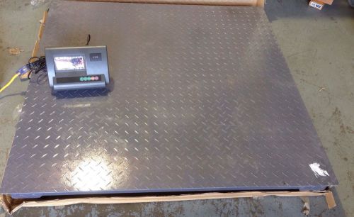 New!! 10000 Lb Electronic Digital Industrial Pallet Shipping Floor Scale 4X4