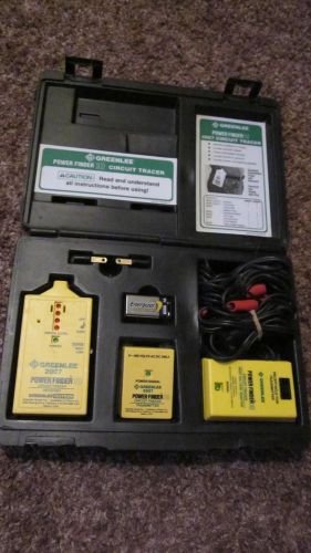 Greenlee 38584 Power Finder High Voltage 2007 Circuit Tracer No reserve!!!