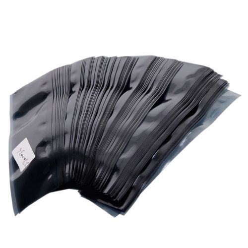 1000pcs 6&#034; x 2&#034; Anti Static Shielding Open Top Sideweld ESD Bags Black  New