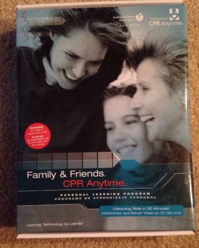 American heart association family friends cpr anytime personal learning program for sale