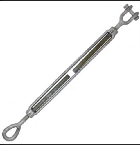 Galvanized Turnbuckle - Jaw &amp; Eye - 1/2&#034; x  12&#034; FREE SHIPPING