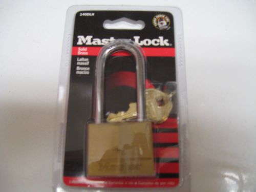 Master lock #140dlh, brass padlock; new in box for sale