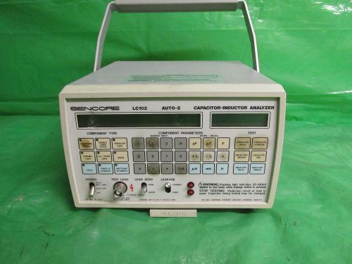 Sencore LC102 Auto-Z Capacitor Inductor Analyzer