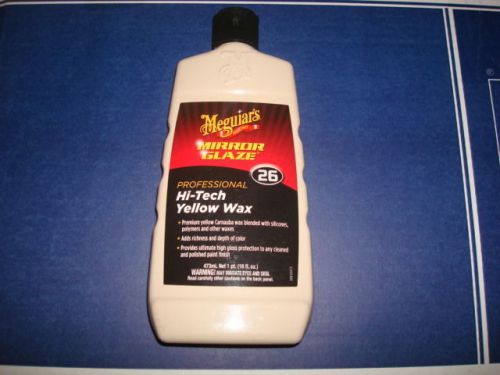 MEGUIARS #26 HI TECH YELLOW WAX 16 OZ.