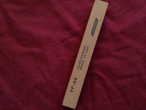 Norton FF44 Fine India Square File Stone 4&#034; x 1/2&#034; NEW 61463686095 Made in USA