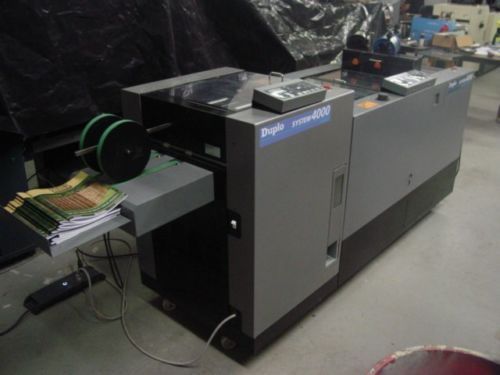 Duplo 4000 booklet maker system! loaded! booklet maker, trimmer, 2 x collators for sale